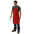 F66L Signature Red Longer Water Repellent Nylon Bib Apron